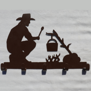 Camping Cowboy Key Hook