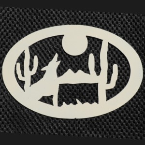 9" Wolf Oval